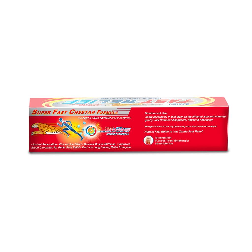 Zandu Fast Relief Ointment 45ml | Fire & Ice Pain Relief for Back, Neck & Shoulder Muscles