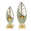 Tealight Candle Holder Leaf Candle Holder Candleholder Centerpiece for Living Room Table Decorations Bedroom Wedding Decor