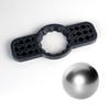 Stainless Steel Coffee Cooling Ball Set No Dilution Metal Coffee Cooler Ice Sphere Holder  Cocktail