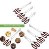 Stainless Steel Bbq Tongs With Multifunction Food Clamps For Outdoor Grilling And Baking