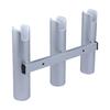 Aluminum Alloy Fishing Rod Holder, 3 Link Wall-Mounted Pod Rack for Marine Boat, Yacht, Camper, RV, 3 Tube
