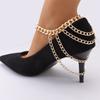 Fashion Multilayer Chain High Heel Shoe Simple Foot Ankle Beach Jewelry Foot Bracelet For Women Girl Anklet Gift