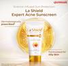 La Shield SPF 40 PA+++ Mineral Sunscreen Gel, Superior Matte Finish, Oil-free Lightweight, No white cast, For Acne Prone, Oily or sensitive skin