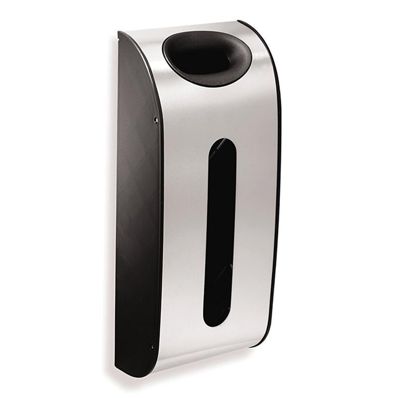 Practical-Wall Mount Plastic Bag Organizer, Kitchen Grocery Plastic Bag Holder And Dispenser