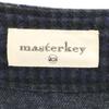 masterkey Made in Japan Wool Blend V neck cardigan 1 Navy system Men's Used