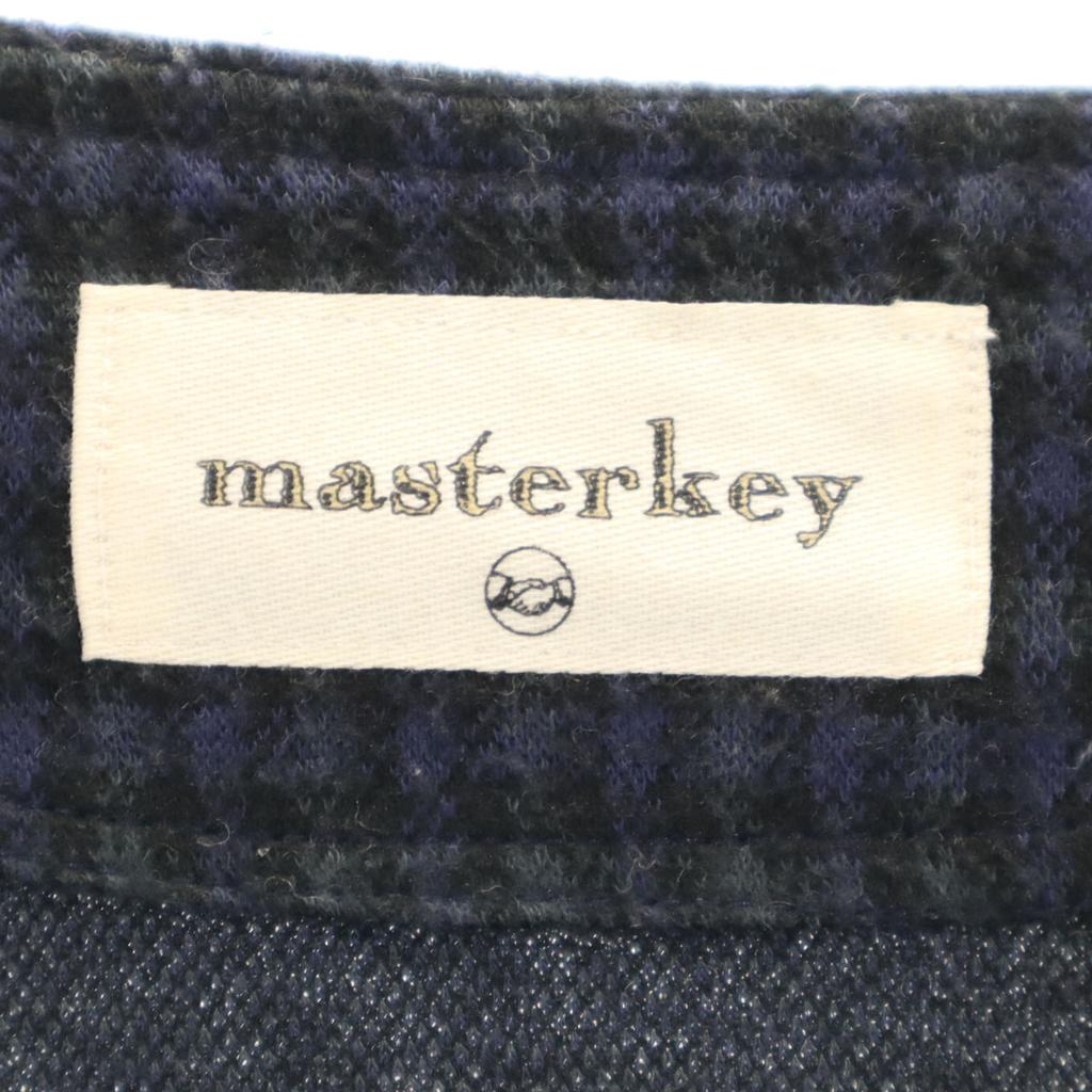 masterkey Made in Japan Wool Blend V neck cardigan 1 Navy system Men's Used