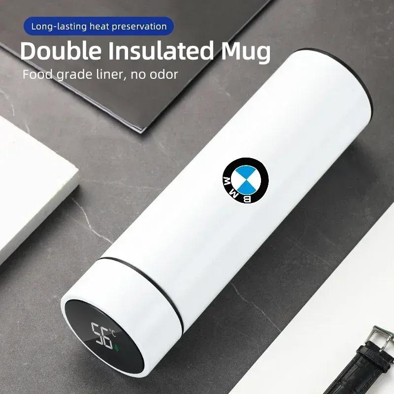 -Office Home Mug Thermal Tumbler Outdoor ulated Cup Water Bottle For BMW 1 3 5 Series X1 X4 X5 X7 G20 G38 F20 F39 F48 E46 E60