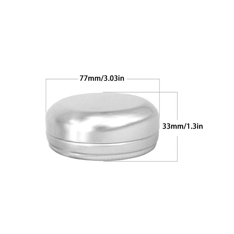 Convenient Aluminum Soap Dish Soap Storage Boxes With Leakproofs Seal For Travelers And Home Bathrooms Traveling Use