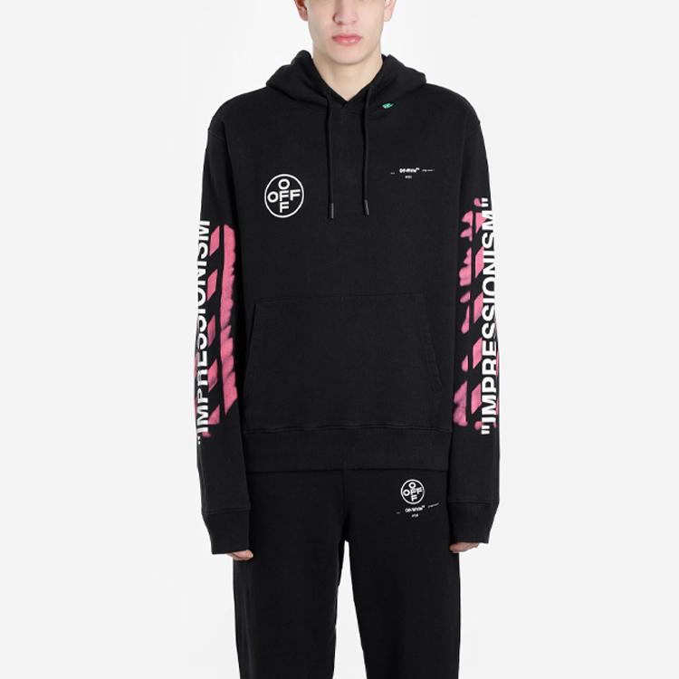 OFF WHITE Diag Stencil Hoodie OMBB034R190030151028