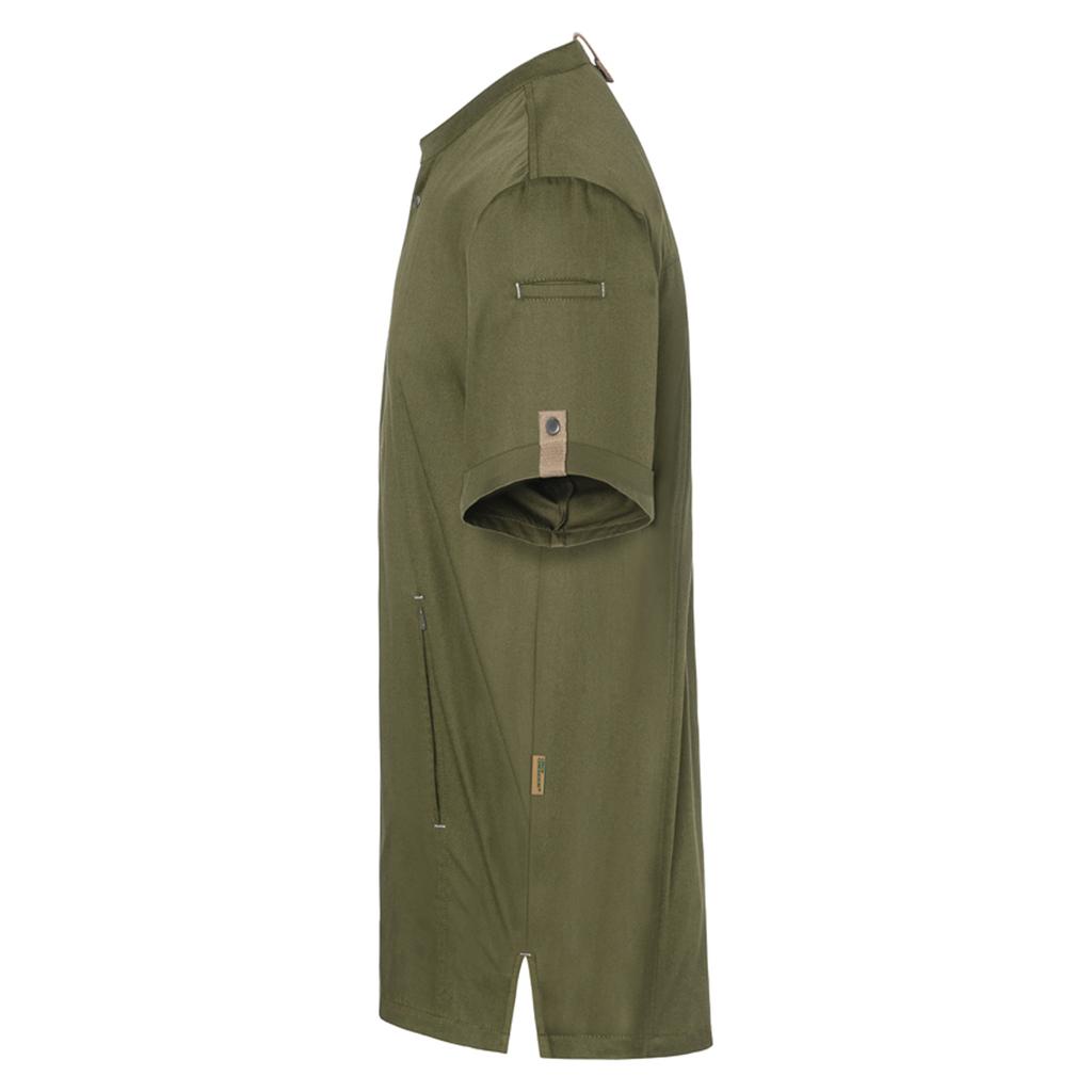 Mens Green-Generation Short-Sleeved Chef Jacket