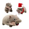 Kawaii Hippo Plush Toys Cartoon Stuffed Animals Soft Hippo Birthday Gifts Room Decor