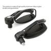 2 Peças Espelhos Retrovisores Universais 7/8" 22mm para Guidão de Motocicleta Scooters Espelho Retrovisor