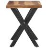 Dining Table 120x60x75 cm Solid Wood Honey Colored