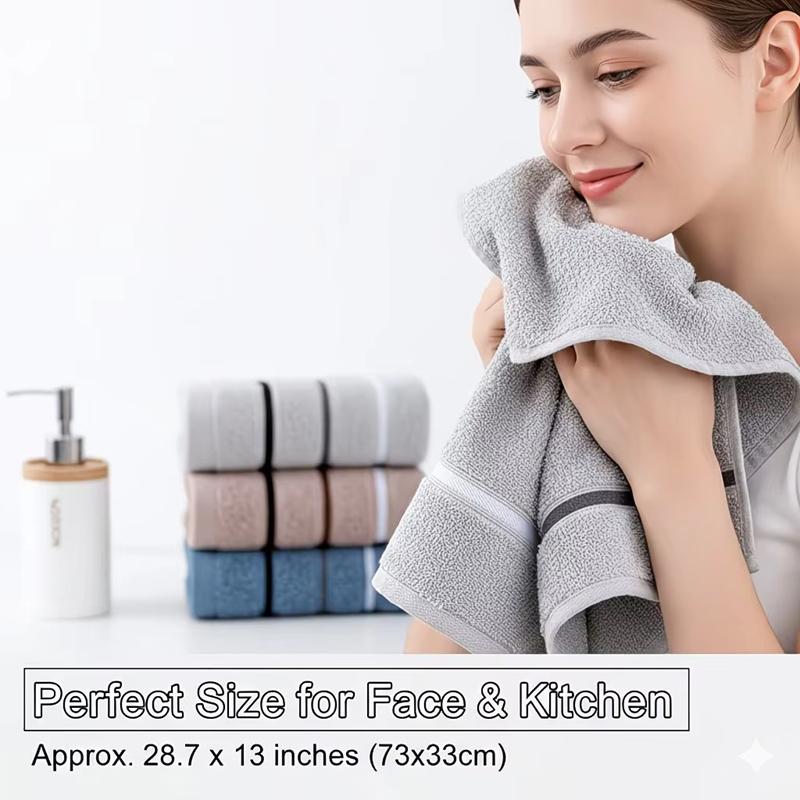 Cotton Towels For Adult Household Use Thickened Soft Absorbent Face Wash All Cotton Face Towels Stall Towels Absorbent Towels