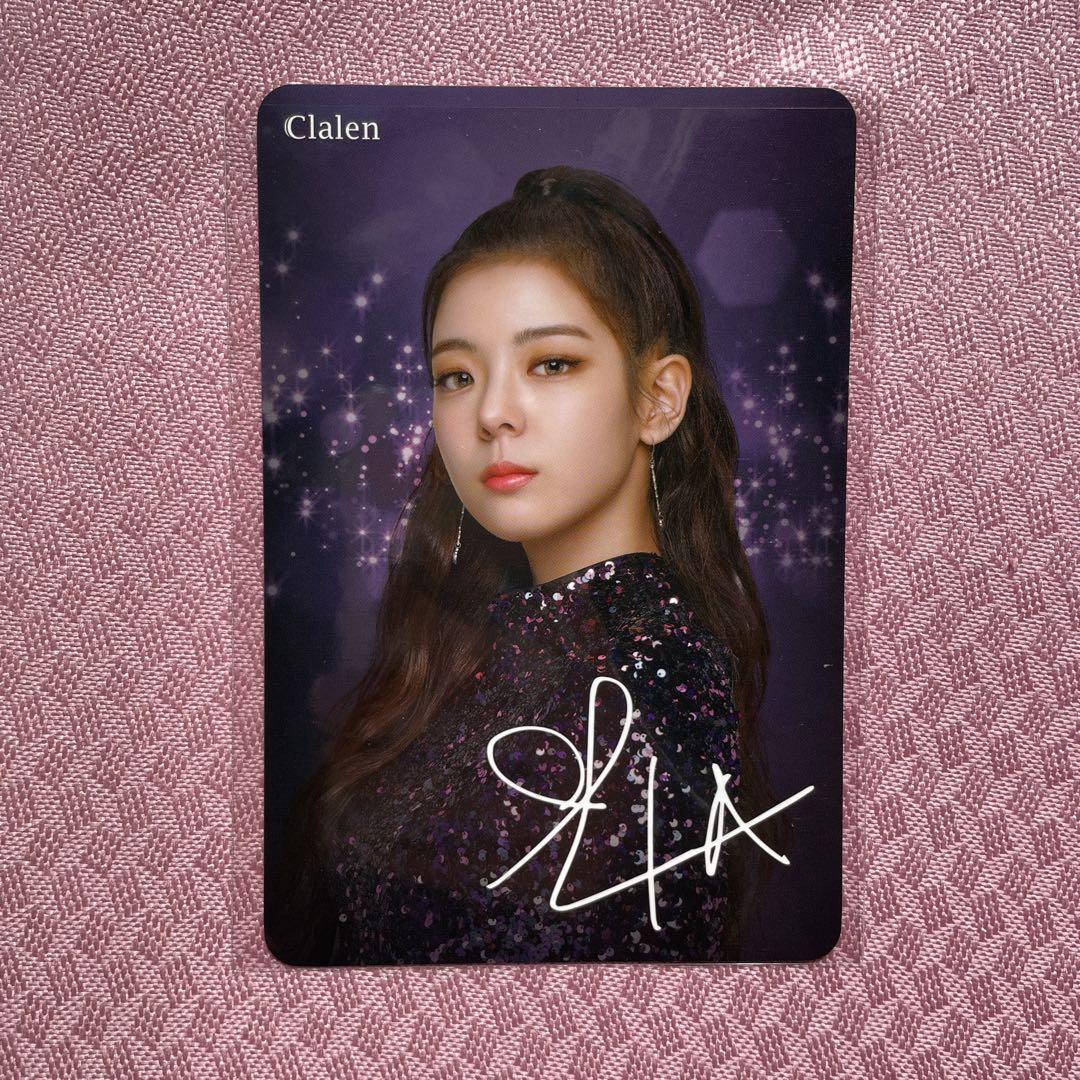 

[USED] ITZY clalen colored contact lenses postcard