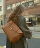 Reframe Timeless Shoulder Flap Bag Series Laptop Off-Skin Leather Tan