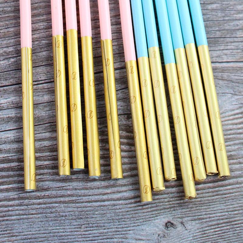 Birthday Decoration Slender Pencil Candle Small Fresh Blue Pink Creative Romantic Wedding Decoration Props