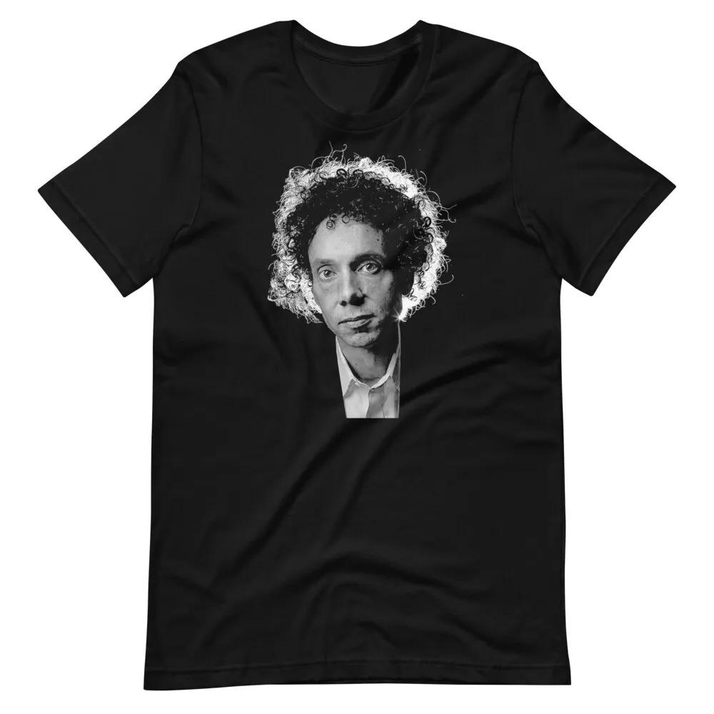 

Malcolm Gladwell Black Portrait Tee Short-Sleeve Unisex T-Shirt L