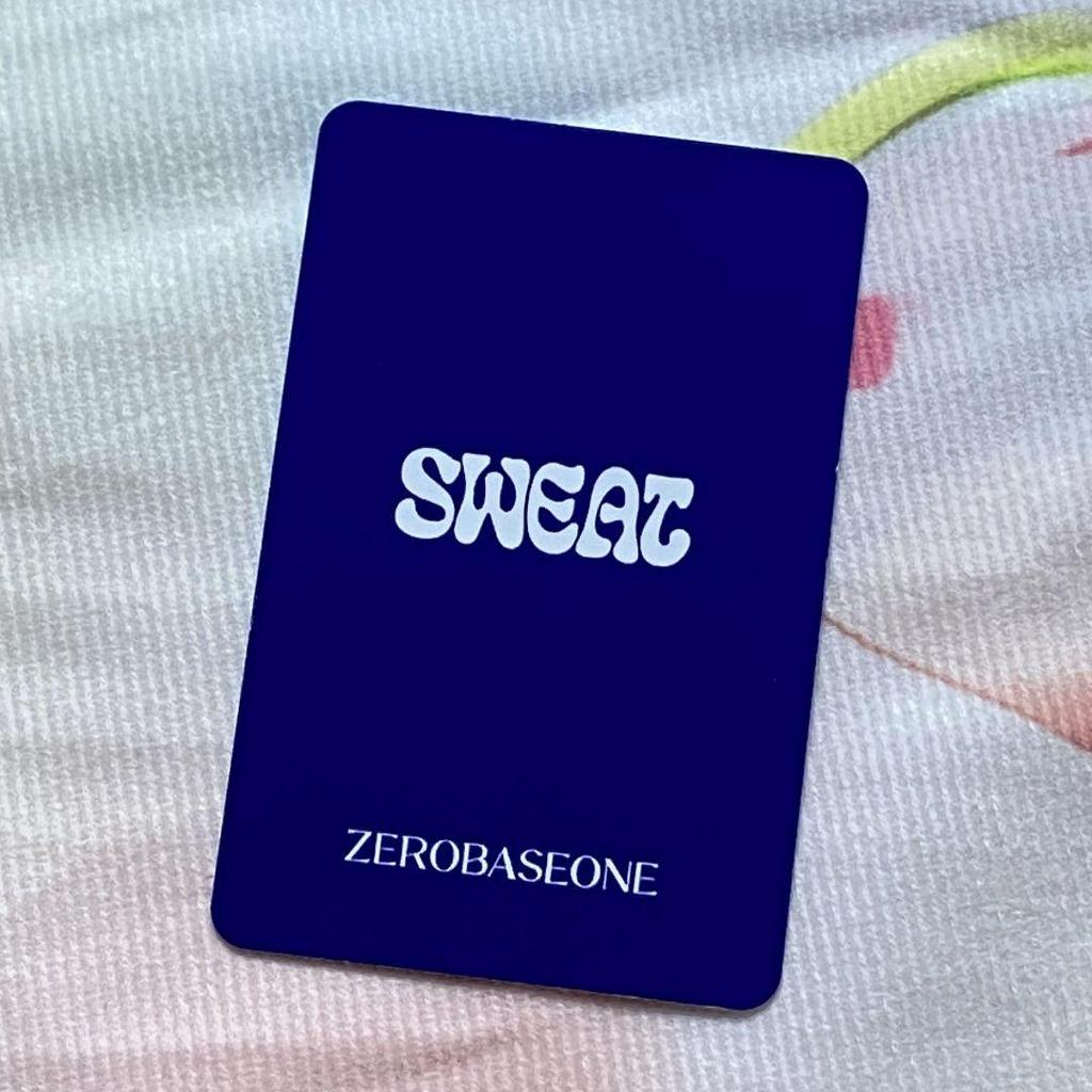 [USED] ZB1 Kim Gyubin Sanok Pre-recorded Sweat Korean Trading Card