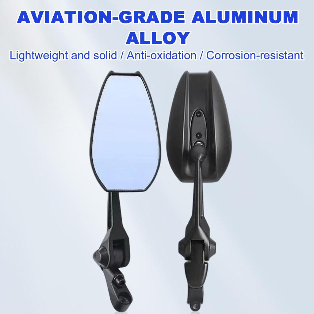 Mirrors For Motorcycles Motorcycle Handlebar Mirrors Anti-glare Reflector High Definition Vibration-resistant For Racing Cycling