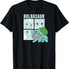 Pokémon - Bisasam Vierecke T-Shirt