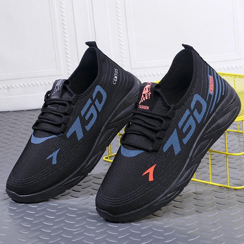 Autumn new men's casual trend sports shoes comfortable, lightweight and breathable running casual shoes work shoes