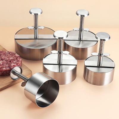 Burger Et Presi Paslanmaz Çelik Köfte Yapıcı Mükemmel Köfteler için Hamburger Presi