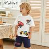 Boys Summer Cotton Casual Shorts And Tshirt Set For Kids Ages 3 To 8