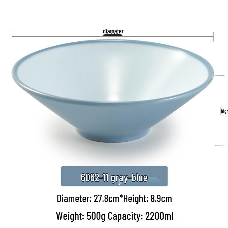 A5 Melamine Conical Noodle Bowl