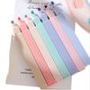 12 Colori Pennarelli Evidenziatori Fluorescenti Corpo Quadrato Punta a Smusso Evidenziatori Colore Chiaro Pennarelli Evidenziatori per Cancelleria da Ufficio