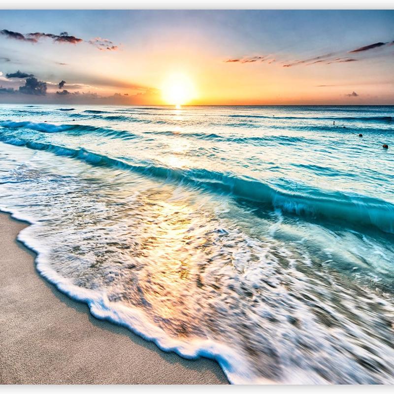 Skandynawski Ocean Plaża Tapeta 3d Tło Pokoju Dziecięcego Mural Ścienny Drzewo Kokosowe Salon Sofa TV Sypialnia Dekoracja Domu