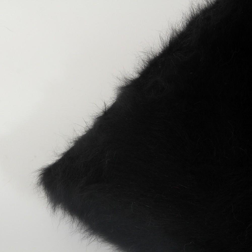 Furry Plush Bucket Cap Knitted Anti-cold Bucket Hat Temperament Winter Fisherman Hat  Daily