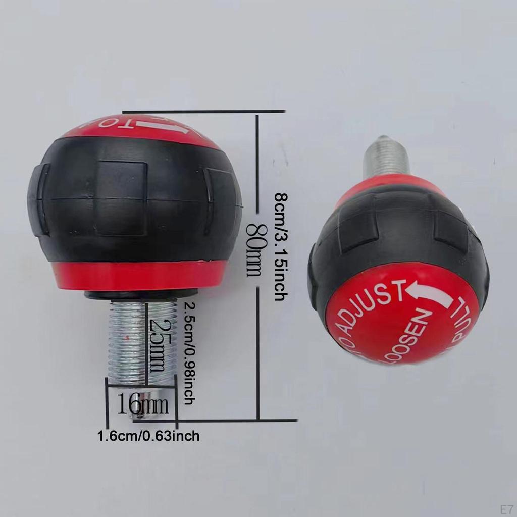 16MM Ergonomisk Trekkstiftknott for Erstatning av Treningssykkel Enkel Installasjon