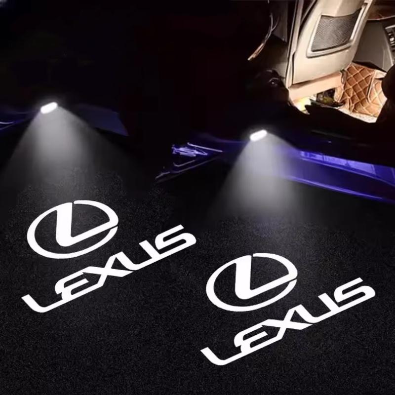 

2 шт. Светодиодная подсветка логотипа автомобиля, дверной проектор для LEXUS ES RX GX LS LX IS GS RC UX Series IS F IS250 IS300 IS350 2PCS