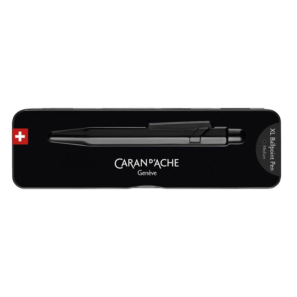 CARAN D'ACHE 849 XL Black Edition Ballpoint Pen, Oil-Based, 0850-496, Officially Imported