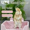UMI Anti-Tip Rabbit & Guinea Pig Litter Box – Medium to Large, Anti-Spray Design