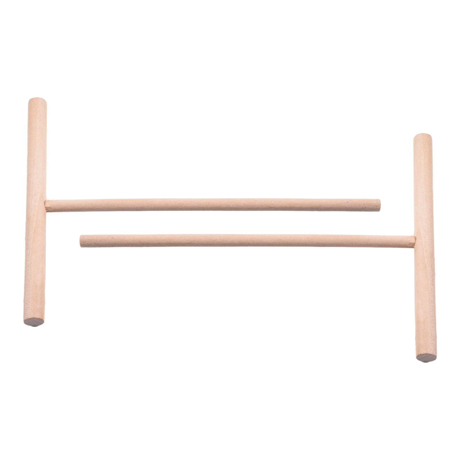 

2PCS Wooden Rake Round Batter Pancake Crepe Spreader Home Kitchen Tool DIY Tools