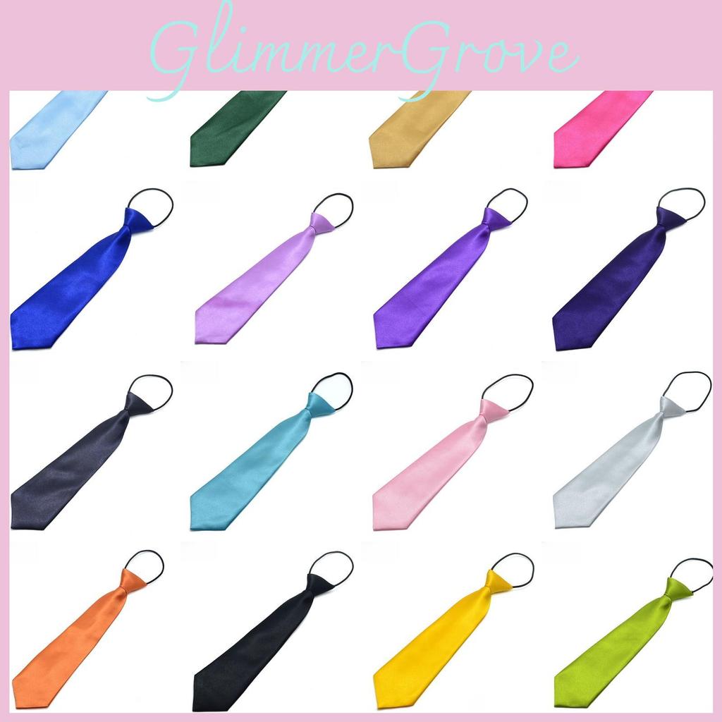 Kinderkrawatte mit Gummiband für Schuluniformen und Freizeitkleidung