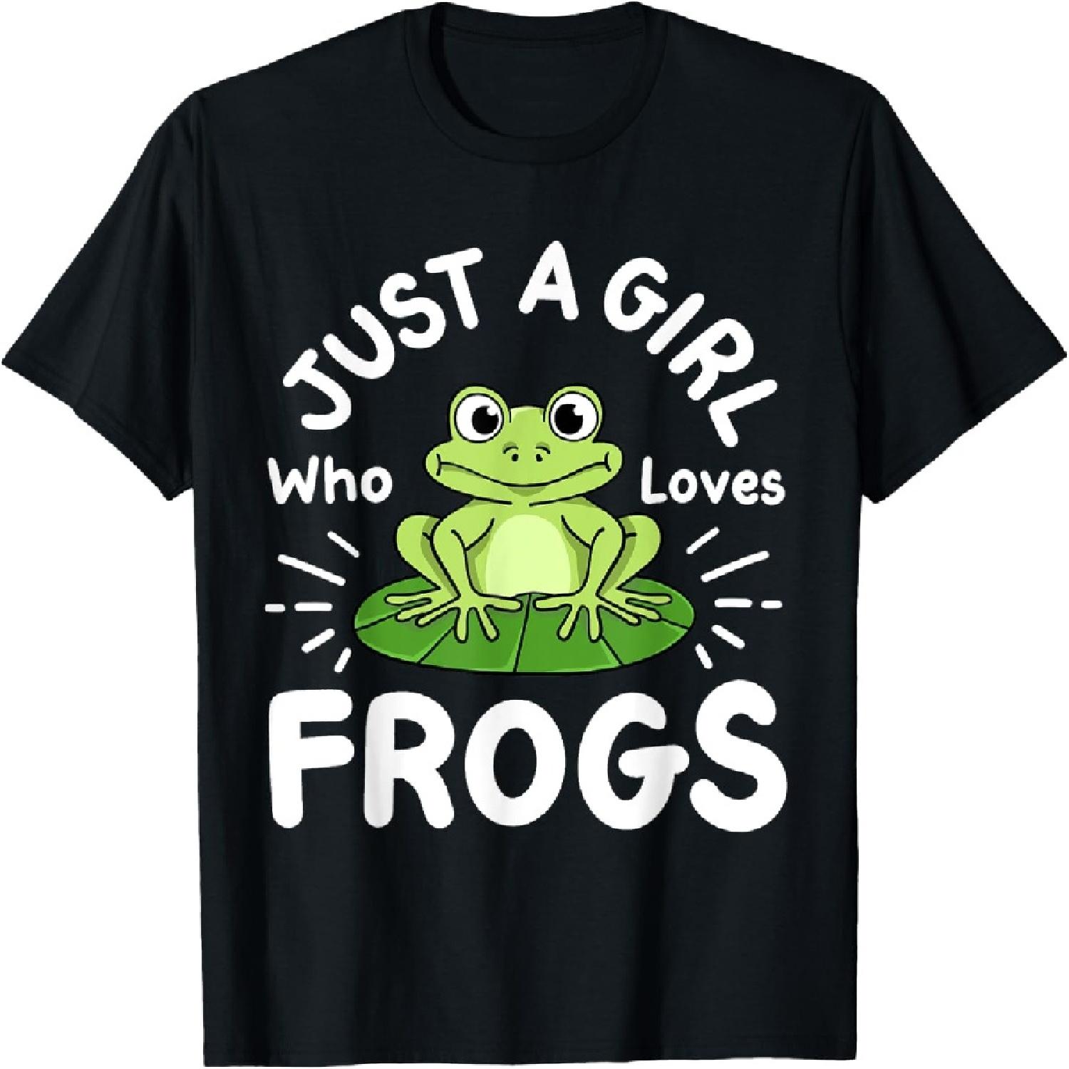 Лягушка Лягушки Просто девушка, которая любит лягушек Футболка XXXXXL разноцветный