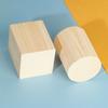 Wooden Pen Holder Round/Hexagonal/Square Desktop Organizer Portable Pen Container  Gift