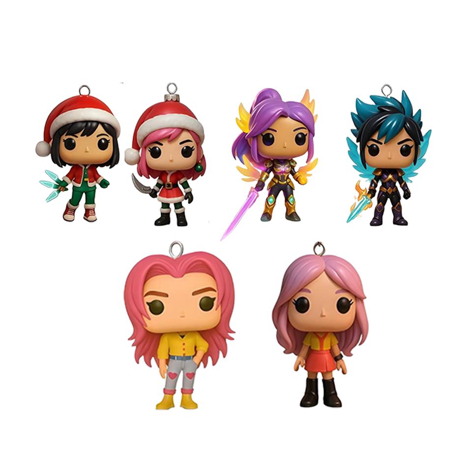 Neuer Kpop Dämonenjäger Weihnachtsbaumschmuck Kpop Stil Adventskalender Blind Box Niedliche Gothic Weihnachtsdekoration Für Teenager Und Frauen Geschenk