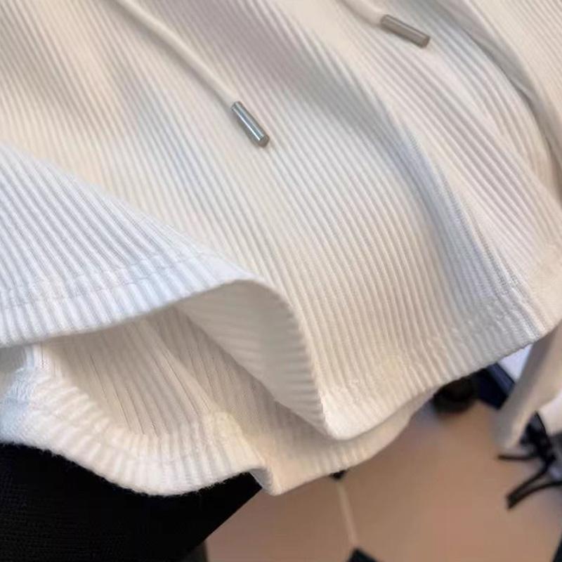 Kapuzenpullover Damen Bequeme Einfarbige Oberteile Sport Stretch Sweatshirt Tops