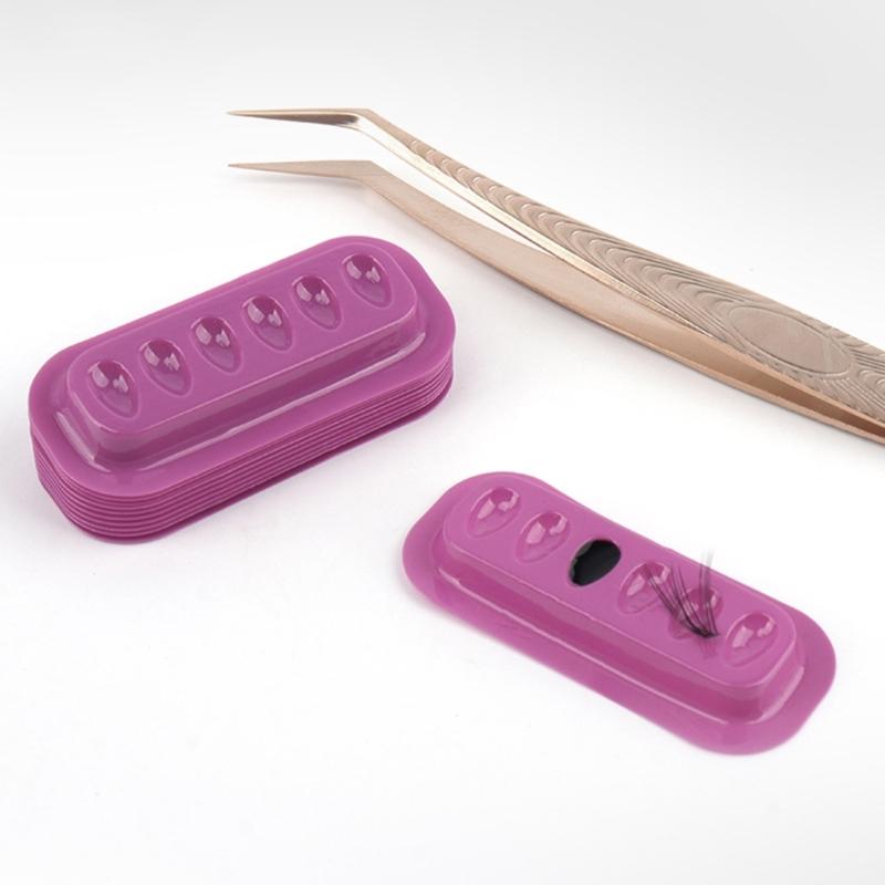 100pcs Eyelash Glues Holder Tray Silicone Palette Accesories For Makeup Artists And Lash Extension Accessories