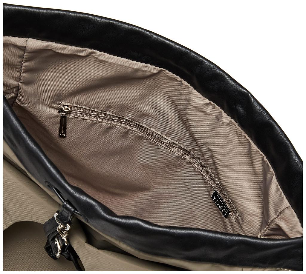 Tote Drawstring X Sheep Beige [Isaac] Bag, Leather, Women's, (26)