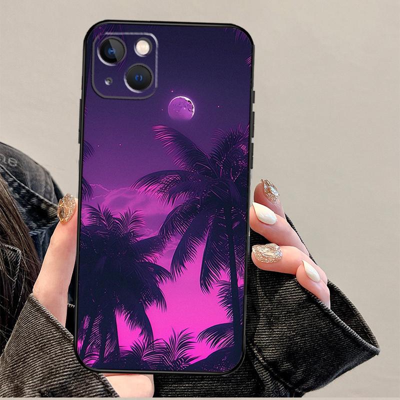 Purple Aesthetic Phone Case For iPhone 17 Pro Max 11 14 15 16 Pro Max 12 13 mini 16 Plus 16e 17 Air Cover