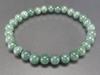 [Sekimachi] Jadeite Bracelet, Genuine Jade, Approx. 6mm, Natural Stone, Dark Color, Trivet, Amulet (Approx. 150mm (Women's Medium))