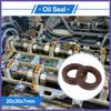 Oil Seal Seal Ring Rotary Shaft Seal FKM Rubber 20x30x7mm Brown 2pcs