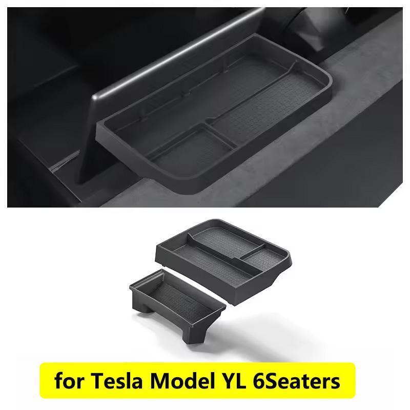 for Tesla Model 3 Y YL Juniper Highland 2025 2026 Dashboard ETC Storage Box Double-layer Control Screen Phone Organizer Tray