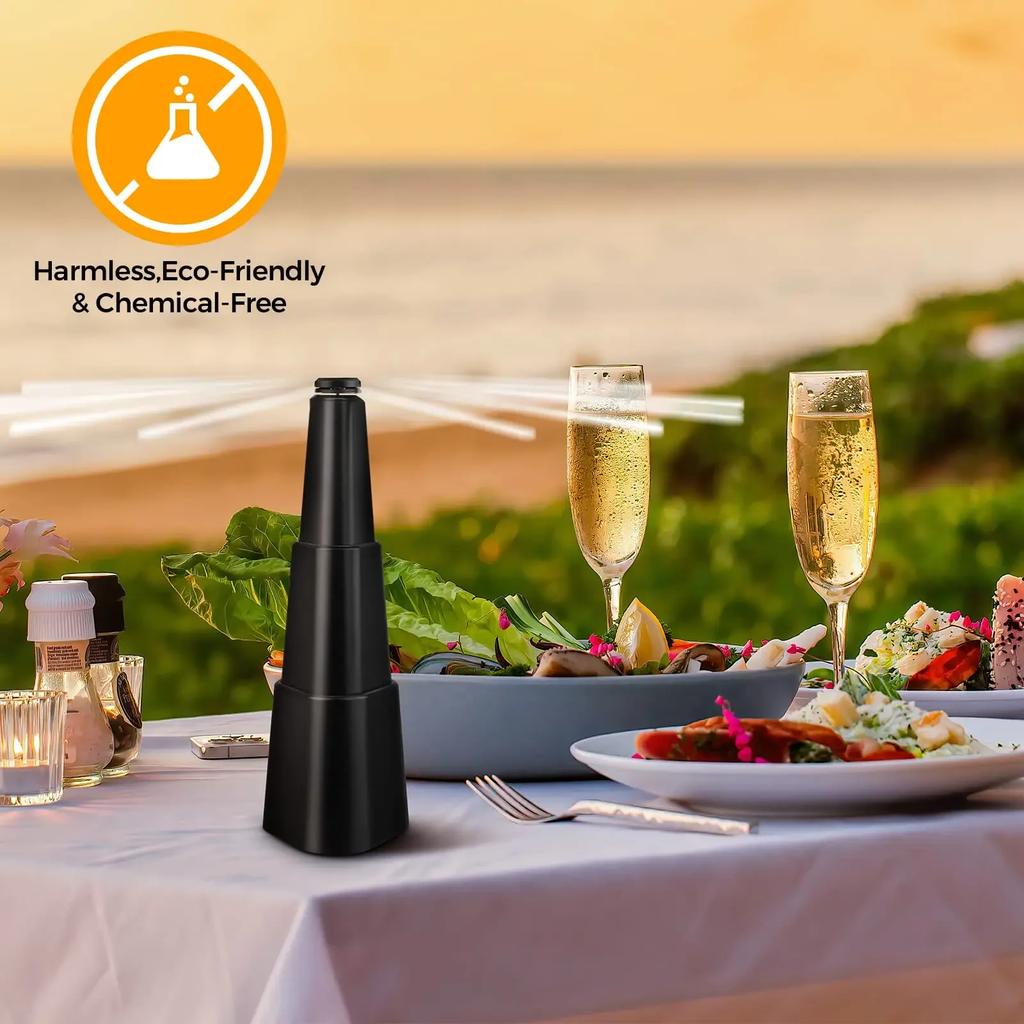 Fly Fans For Tables Fly Repellent Fan Indoor Outdoor With Holographic Blades Keep Flies Away Bug Repellent Outdoor