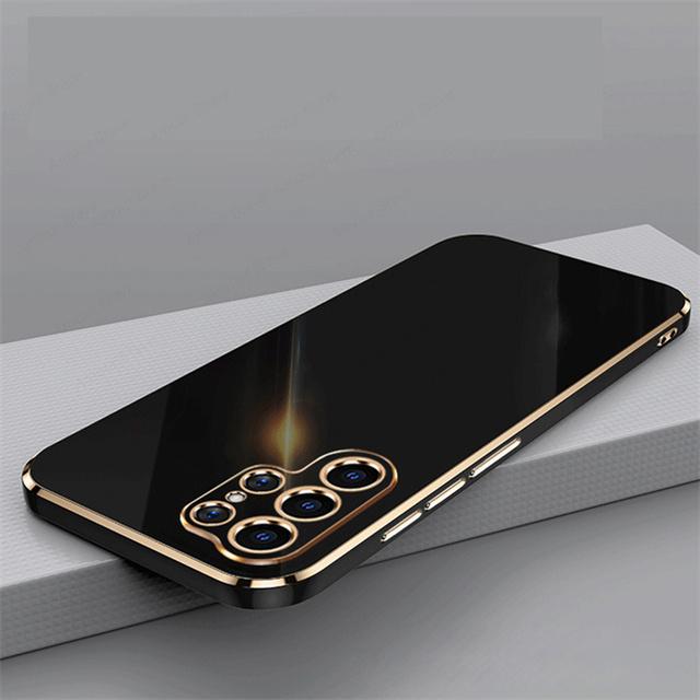 Luxusní pokovovací pouzdro pro Samsung Galaxy S22 S23 Ultra S10 Plus S21 S20 Fe Note 20 A51 A12 A71 A54 A32 A33 A13 A53 A52s 5g kryt